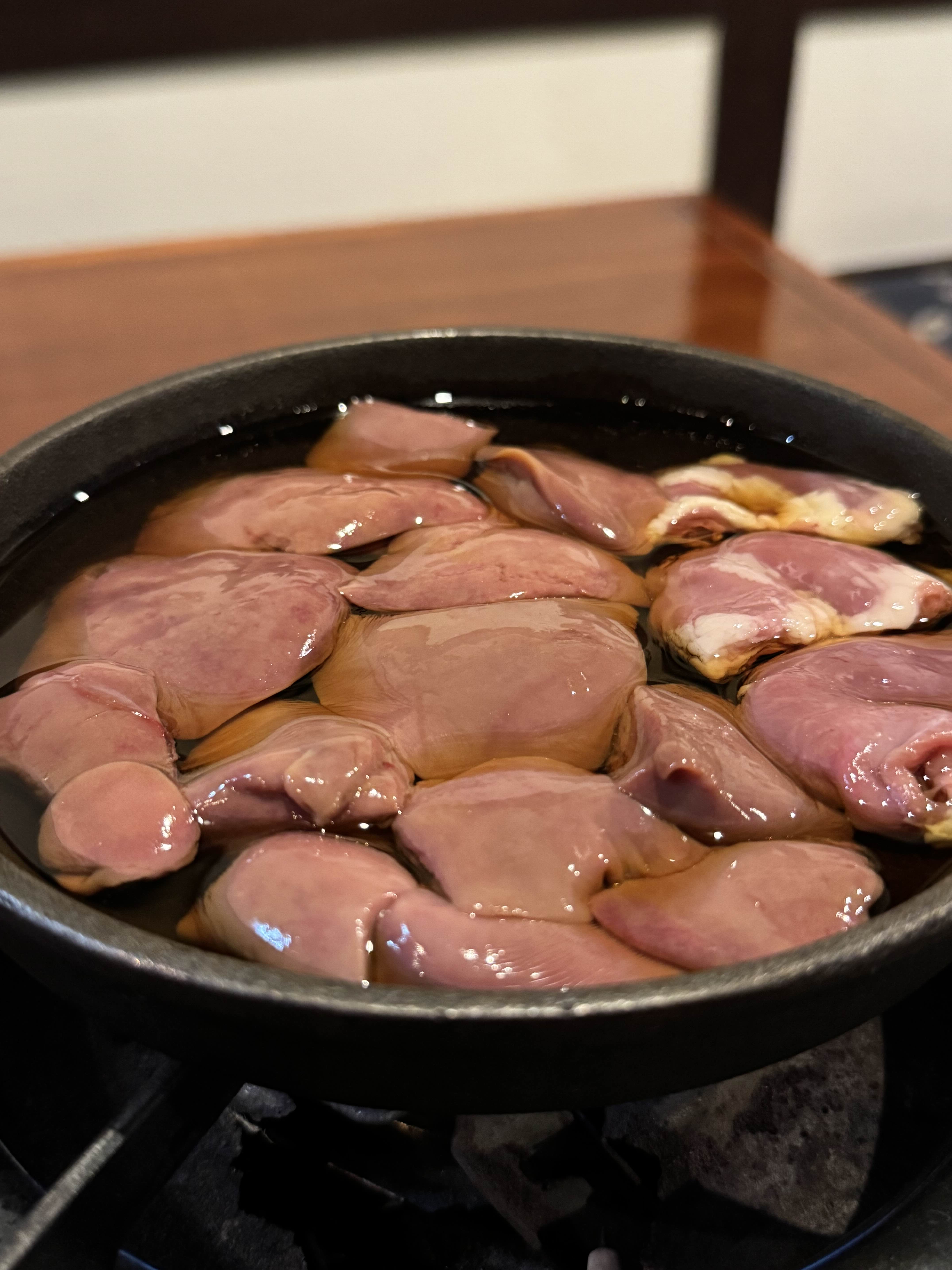 レバーの煮込み